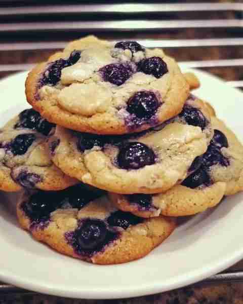 Blueberry Bliss Cookies Ingredients 1 cup fresh blueberries 2 cups all-purpose flour 1/2 teaspoon ba...