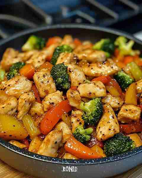 Chicken and Vegetable Stir-Fry Quick and Colorful Chicken and Vegetable Stir-Fry Ingredients: 1 poun...
