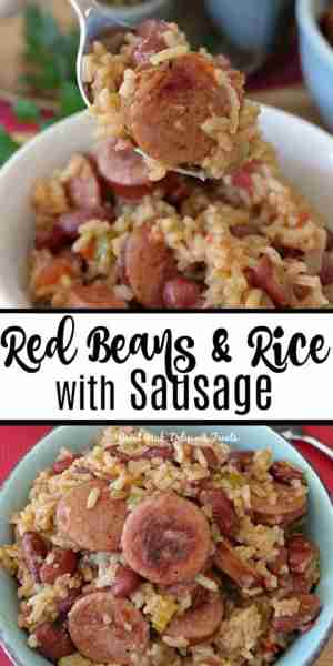 Red Beans and Rice with Sausage! 🥄 Simple and easy classic flavors, it will be a favorite! RECIPE B...