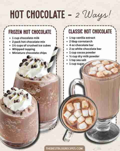 Cozy or cool? These hot chocolate twists are a must-try! 🍫☕ Warm up with one today! FROZEN HOT CHO...