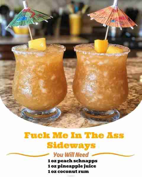 Fu*ck Me In The Ass Sideways | "Tropical, fizzy, and full of peachy goodness—like a splash of fun wi...
