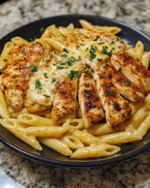 Cajun Chicken and Pasta in Creamy Garlic Parmesan Sauce Ingredients: 1.5 lbs chicken breast, cut int...