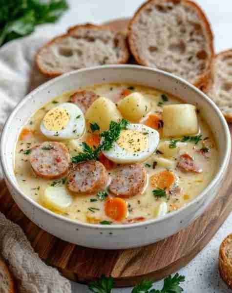 Polish White Borscht with White Sausage: 1 rating · 1hr 20min · 5 servings Visit site Savor Polish W...