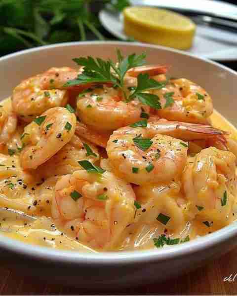 Shrimp Scampi similar to the one in your image: Shrimp Scampi Ingredients: 1 lb (450g) large shrimp,...