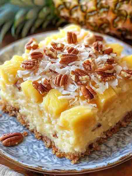Pineapple Coconut God Bless America Cake 🇺🇸🍍🍰 Ingredients: 1 (20 oz) can crushed pineapple 2 e...