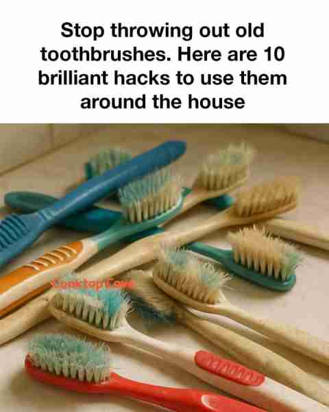 Stop throwing out old toothbrushes. Here are 10 brilliant hacks to use them around the house. Full a...