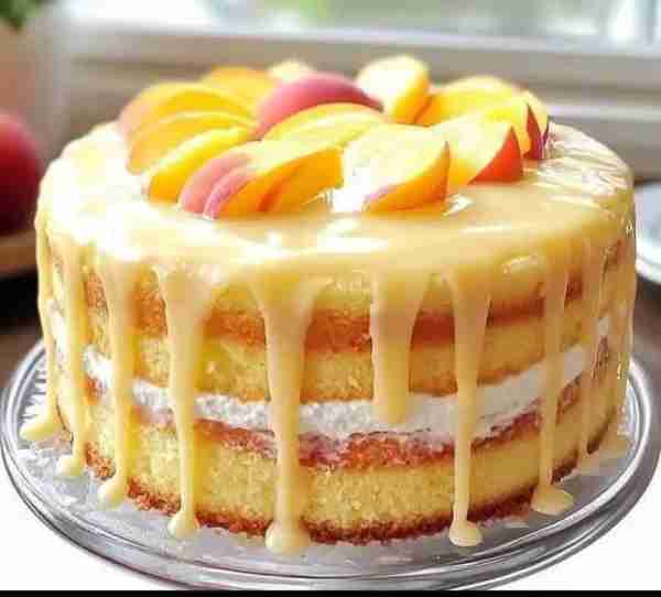 Peach Buttermilk Pound Cake Ingredients: 1 cup unsalted butter, softened 2 ½ cups granulated sugar 4...