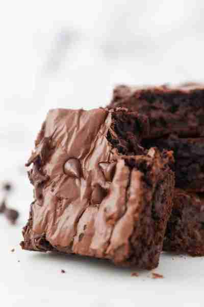These are hands-down the fudgiest brownies I’ve ever made—rich, chocolatey, and topped with that per...