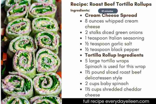 Always a hit, Roast Beef Tortilla Roll Ups with a creamy sauce - perfect for snacks, parties, and po...
