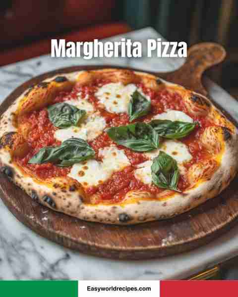 🍕 Margherita Pizza 🇮🇹🍅 Fresh basil, melted mozzarella, and rich tomato sauce on a perfect pizza cr...