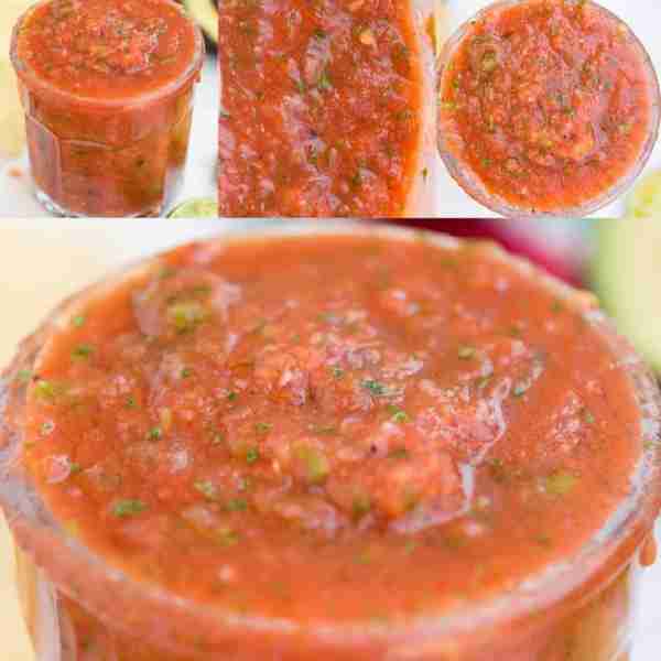 Best Ever Restaurant Style Salsa Only Better! 🥄 Delicious Salsa in only a few minutes! RECIPE BELOW!