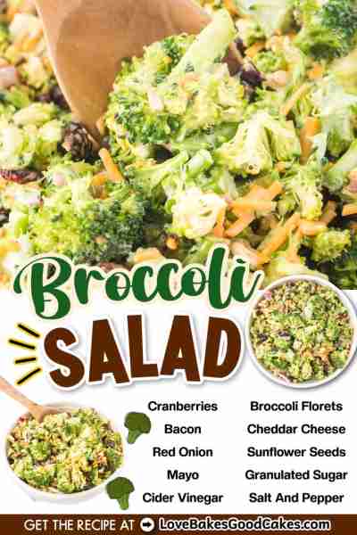 RECIPE - https://www.lovebakesgoodcakes.com/broccoli-salad/ Broccoli Salad is one of the best summer...