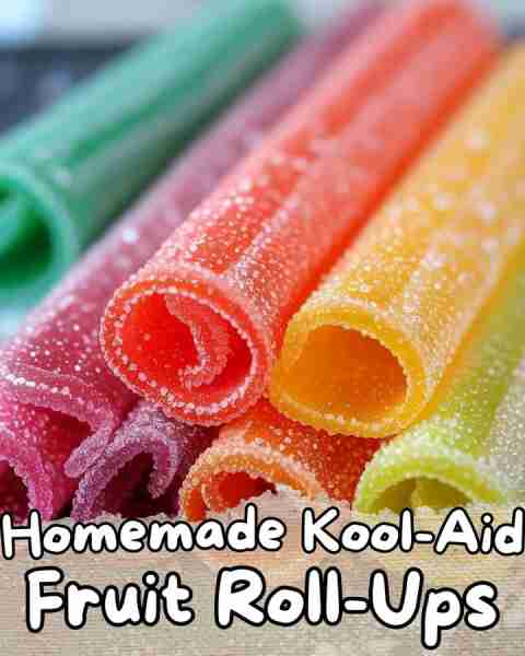 ⬇️ Homemade Kool-Aid Fruit Roll-Ups 😋⬇️ If you're looking for a tasty and fun snack, these homemade...