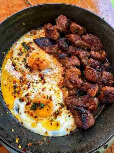 Steak and eggs 🍳
