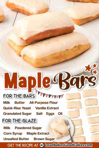 RECIPE - https://www.lovebakesgoodcakes.com/maple-bars/ Why go to the donut shop when you can easily...