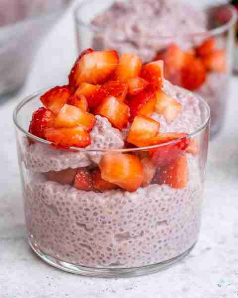 Our Strawberry Chia Seed Protein Pudding is made with fresh strawberries, unsweetened coconut milk,...