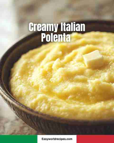 🌽 Creamy Italian Polenta 🇮🇹🧈 Smooth, buttery, and the perfect comfort food for any meal! 😋 Full r...