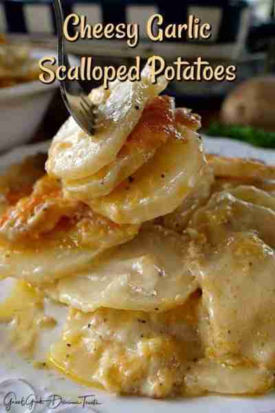 💖 Cheesy Garlic Scalloped Potatoes! 💖 💖 A Delicious potato casserole that’s Incredibly satisfying...