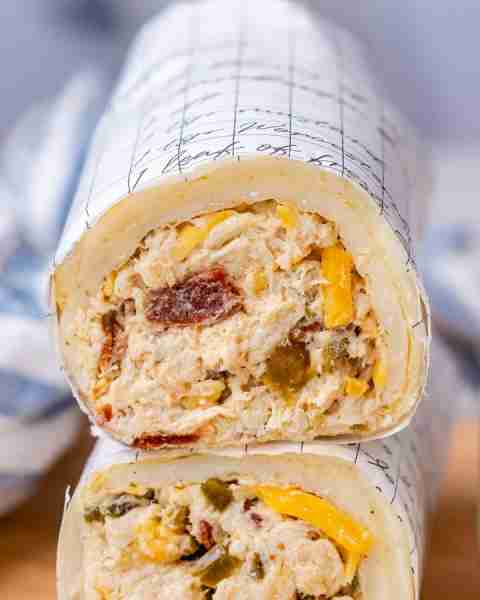 Whether you need a to-go snack or a light lunch, this Jalapeno Poppers Cottage Cheese Wraps recipe w...