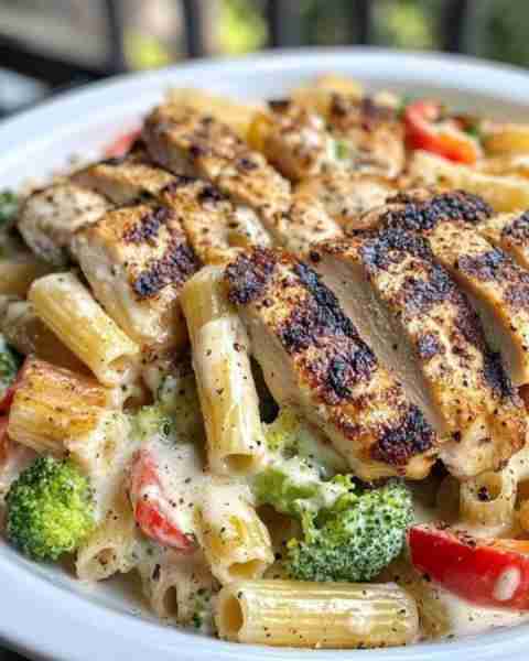 🍗 Blackened Chicken Alfredo Pasta 🧄🧀 📌 Ingredients: For the Chicken: 2 boneless skinless chicken...
