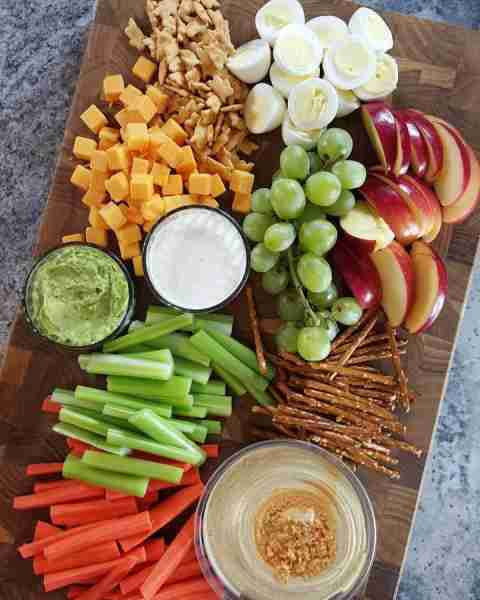You know how we're always making big boards of food...mostly geared towards our adult weekend guests...