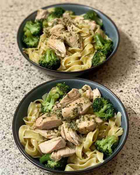 Herbed Turkey with Garlic Broccoli Pasta Savory Herbed Turkey Tossed with Garlic Broccoli Penne Ingr...