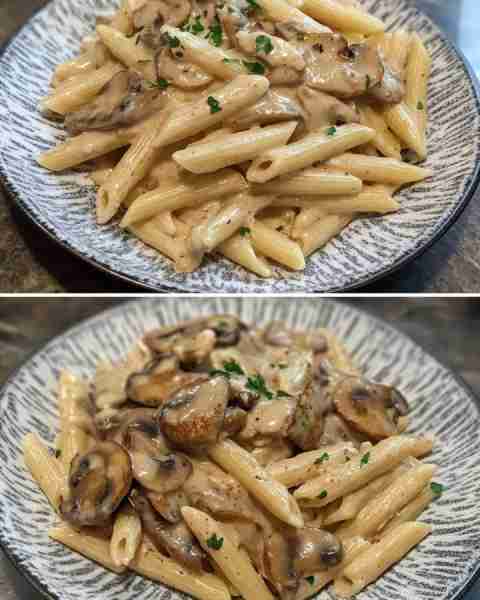 Creamy Mushroom Penne with Tofu Velvety Mushroom Penne with Herb-Marinated Tofu Recipe Ingredients:...