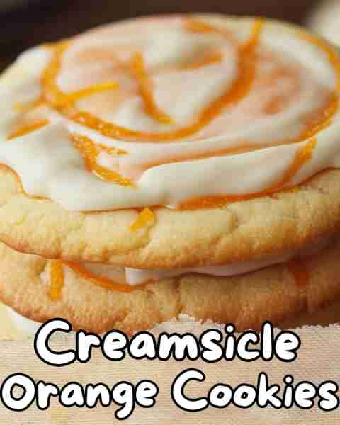 ⬇️ Creamsicle Orange Cookies 😋⬇️ These delightful Creamsicle Orange Cookies are bursting with zesty...