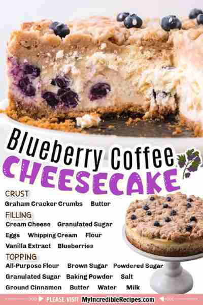 🫐 Blueberry Cheesecake Coffee Cake! 🫐☕ Brings Two Favorite Desserts together for the Most Mouthwa...