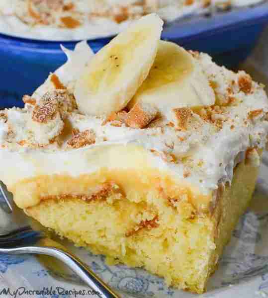 Million Dollar BANANA LUSH Cake! 🍌 One of the best desserts you will ever taste! RECIPE BELOW!