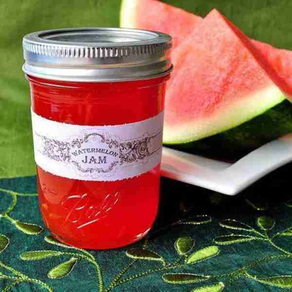 Watermelon Jam! 🍉 Tastes so good! We love this on muffins (and just about everything else)! RECIPE...
