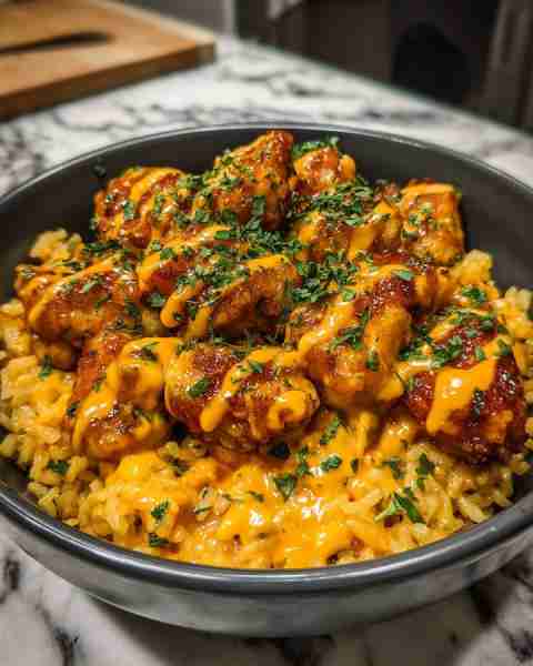 CREAMY HONEY GARLIC CHICKEN OVER SPICY CAJUN RICE Ingredients: 1 lb boneless, skinless chicken breas...
