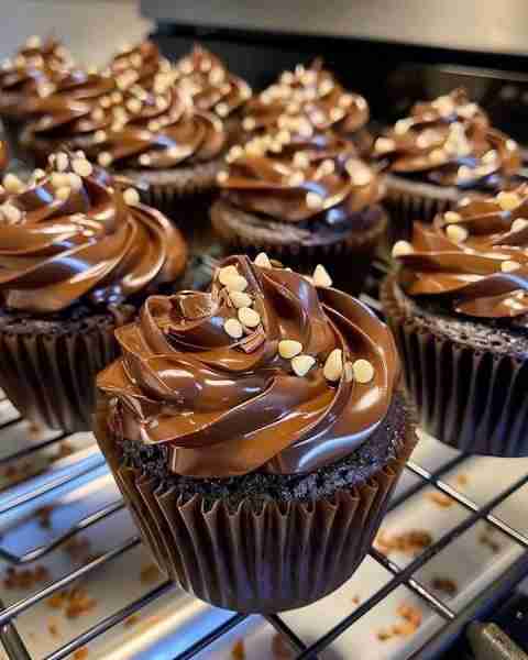 Fudge Chocolate Cupcakes Ingredients: For the Cupcakes (Makes 12): 1 cup (125g) all-purpose flour ¼...