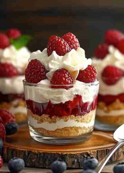 Petite Berry Bliss Parfaits Indulge in these exquisite Petite Berry Bliss Parfaits, a symphony of fl...