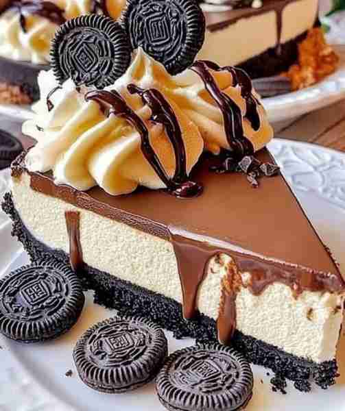 🍫🍓 Double Slice Delight: Triple Chocolate Cheesecake with a Sweet Surprise! 🍓🍫 Ready to wow your...
