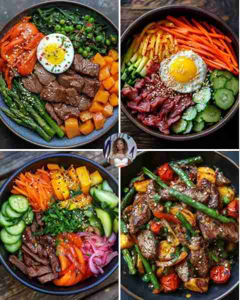 Spicy Korean Beef & Miso Roasted Vegetables Get ready for a flavor explosion with Spicy Korean Beef...