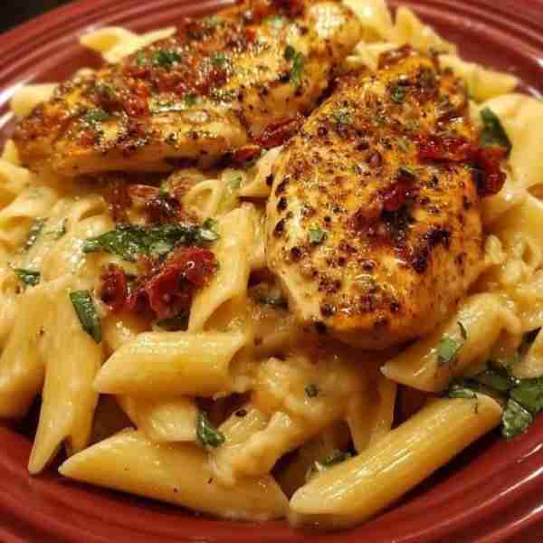 Marry Me Chicken Pasta Recipe Ingredients: For the Chicken: 2 large boneless, skinless chicken breas...