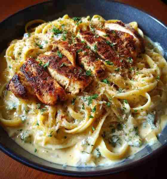 Cajun Chicken Fettuccine Alfredo Ingredients: For the Cajun Chicken: 2 boneless, skinless chicken br...