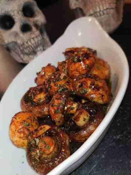 I tried making air fried mushrooms. They came out so deliciously crispy and good! No oil used except...