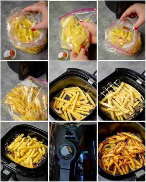 Air fryer fries are a healthier version of traditional deep fried fries as they require less fat for...
