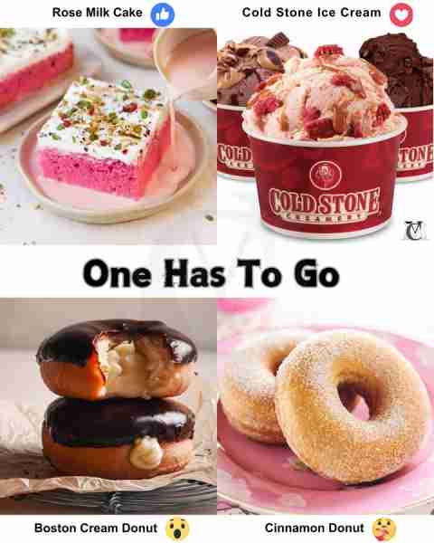 Cinnamon Donut 🍩✨ Rose Milk Cake 🌹🍰 Delicately flavored with rose syrup and topped with pistachi...