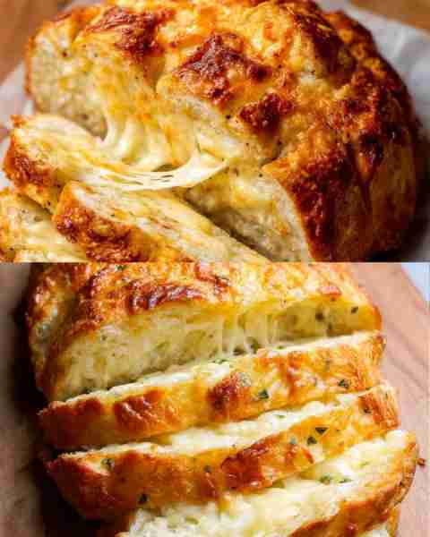 Cheese Bread Recipe Without Oven In 25 Minutes Ingredients For the Dough: • 2 cups all-purpose flour...