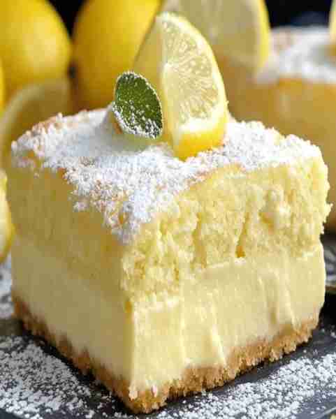 Lemon Custard Cake Recipe: Zesty, Creamy, and Delicious 🍰🍋 Ingredients: 4 large eggs, separated 1...