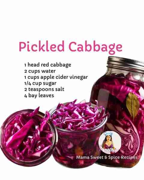 I love cabbage! Did you know that red cabbage is so delicious when brine with vinegar? It so good on...