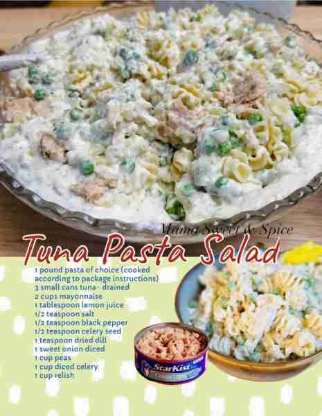 So creamy, savoury, and easy to make! This tuna pasta salad is perfect for lunch, picnic or weekend!...