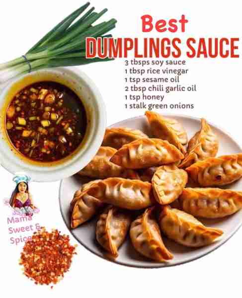 Spicy Dumplings Sauce - family’s favorite ❤️ Great for steamed or fried dumplings 🥟 or wontons. R...