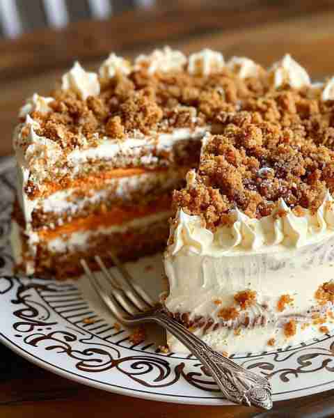 Carrot Cake Cheesecake Prep Time: 30 minutes Bake Time: 60–70 minutes Cool + Chill Time: 6+ hours (o...