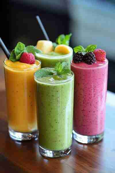 Healthy and delicious drinks