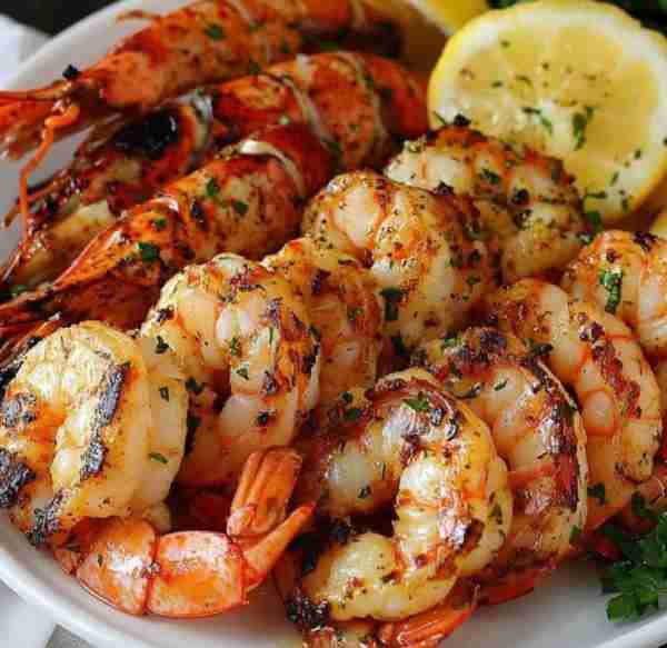 Grilled Lobster and Shrimp Ingredients: 2 lobster tails 1 pound large shrimp, peeled and deveined 4...