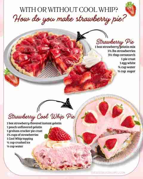 Baked or no-bake—these strawberry pies are pure sunshine! ☀️ You’ve gotta make one! STRAWBERRY PIE 1...